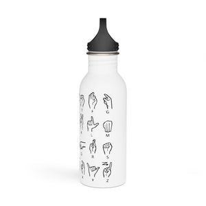 Alphabet Stainless Steel Water Bottle